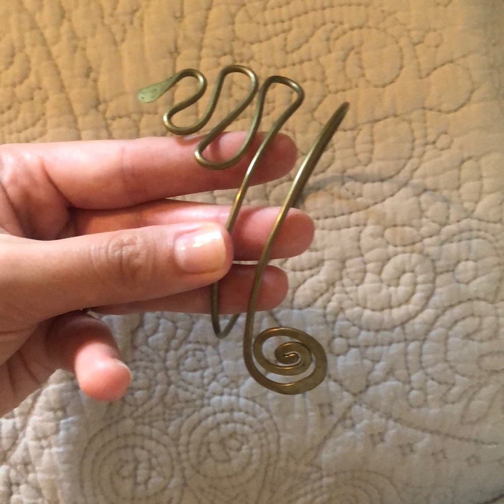 SOLD ❌ Hammered gold arm band